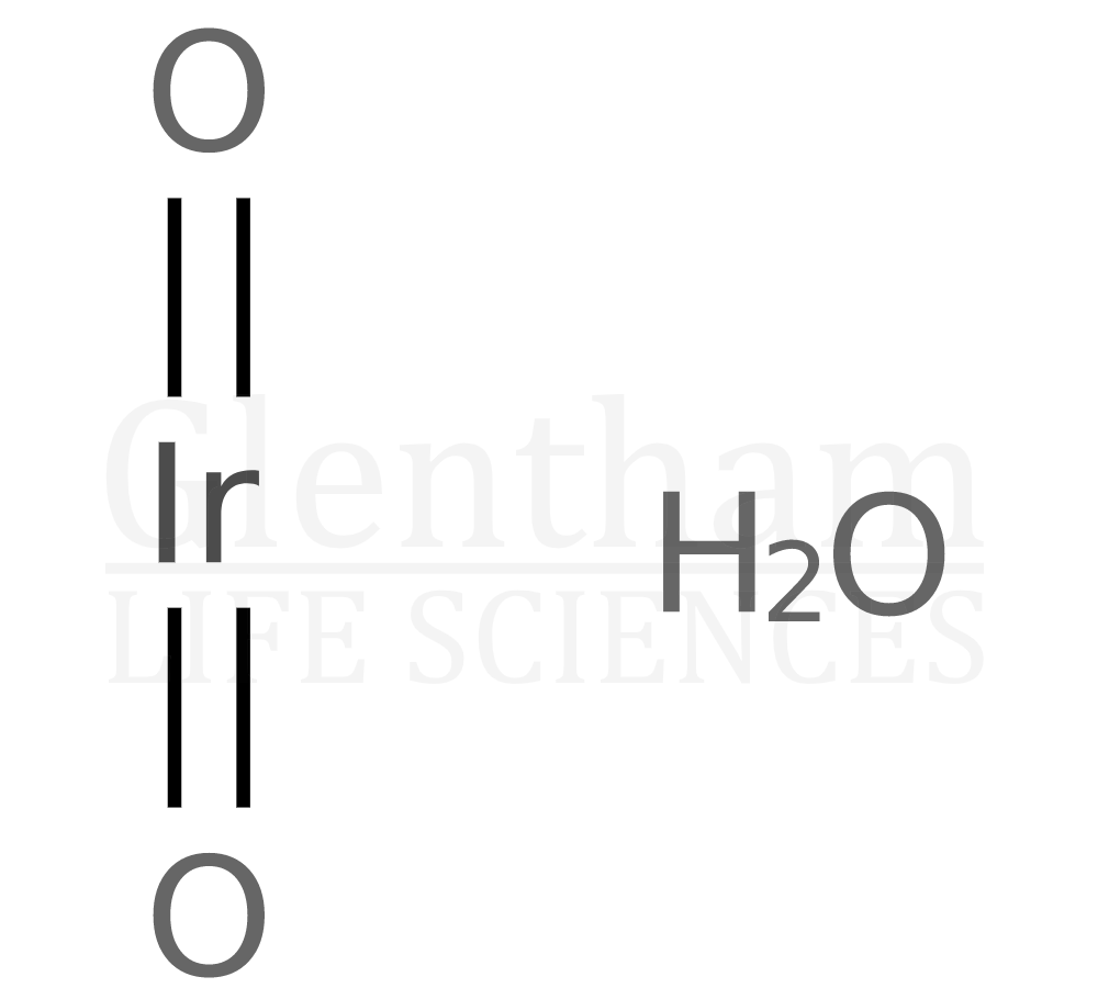 Structure for Iridium (IV) oxide hydrate, 99.95% (metals basis)
