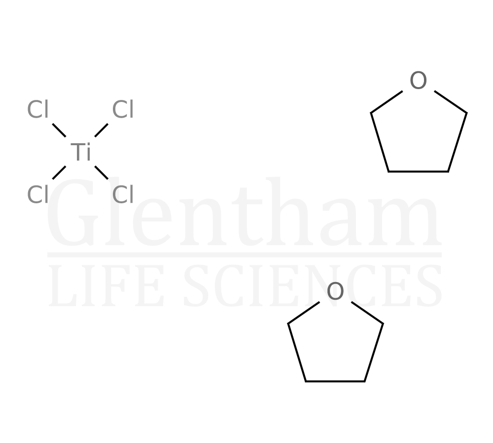 Titanium(IV) chloride-2-tetrahydrofuran Structure