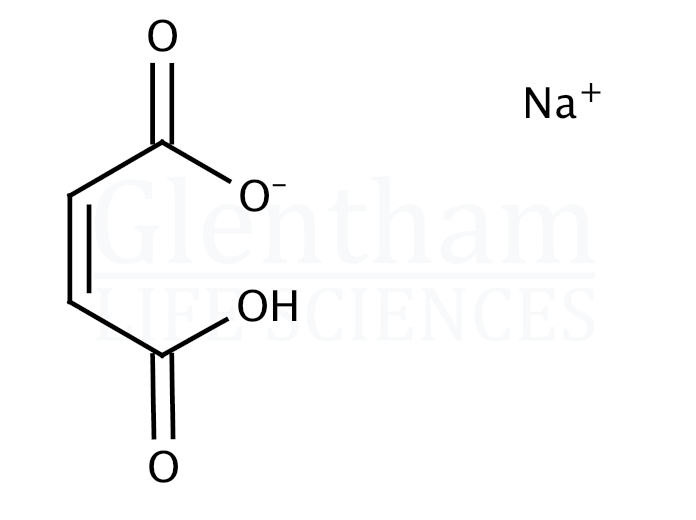 Structure for Maleic acid sodium salt