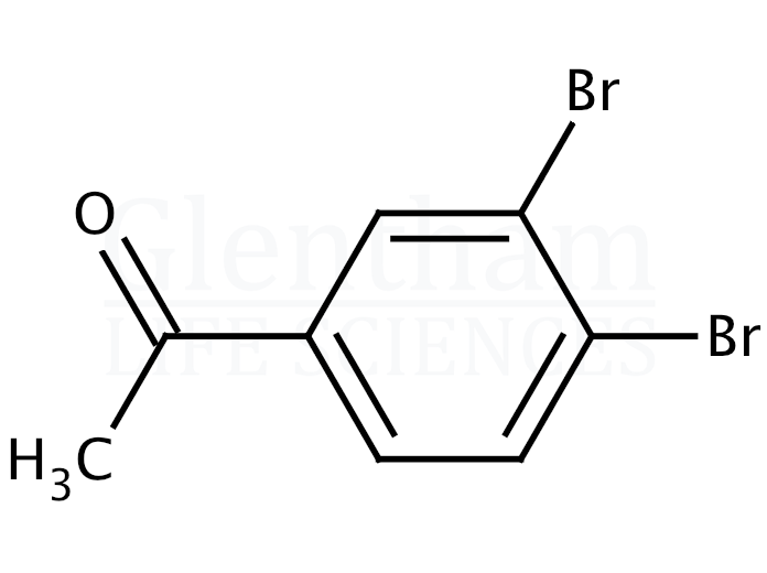 3'',4''-Dibromoacetophenone Structure