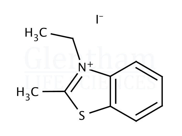 Structure for  3-Ethyl-2-methylbenzothiazolium iodide  (3119-93-5)