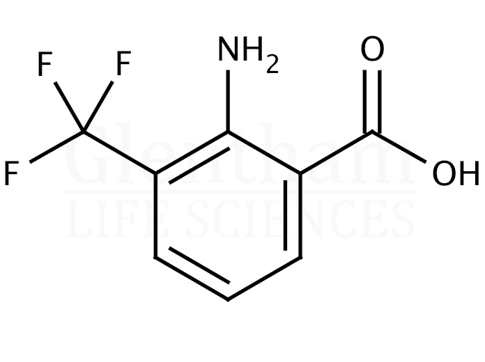 Structure for 2-Amino-3-(trifluoromethyl)benzoic acid (313-12-2)