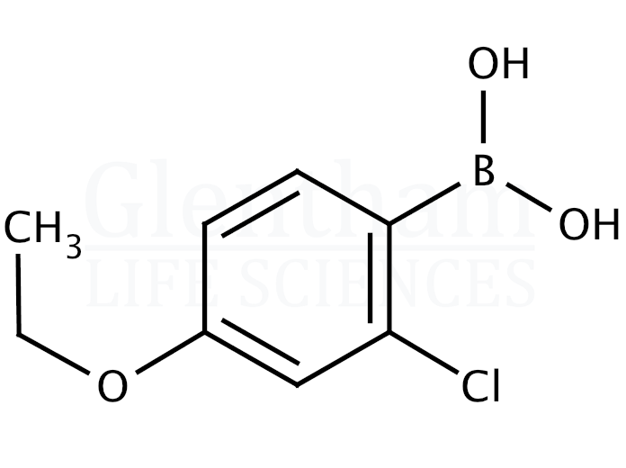 2-Chloro-4-ethoxyphenylboronic acid Structure