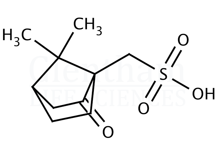 (1S)-(+)-Camphor-10-sulfonic acid Structure