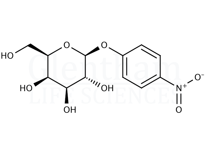 4-Nitrophenyl b-D-galactopyranoside Structure