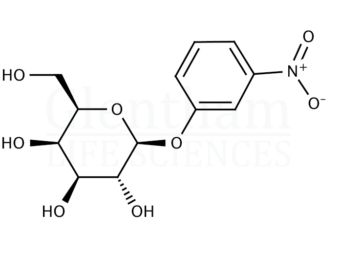 Structure for  3-Nitrophenyl b-D-galactopyranoside  (3150-25-2)