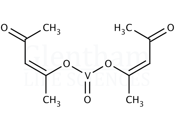 Vanadyl acetylacetonate Structure