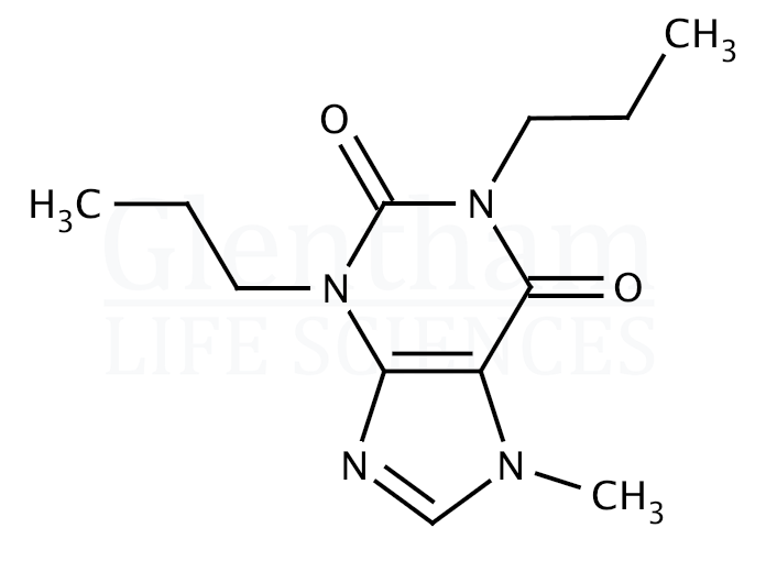 Structure for 1,3-Dipropyl-7-methylxanthine 