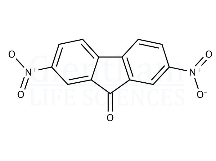 2,7-Dinitro-9-fluorenone Structure