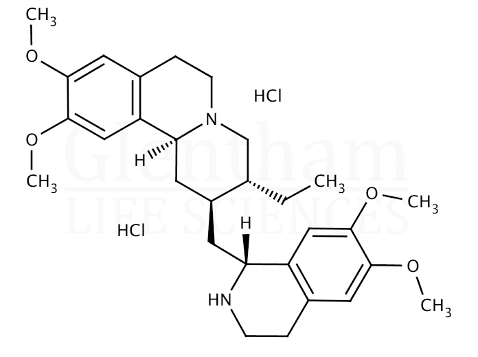 Emetine dihydrochloride hydrate Structure