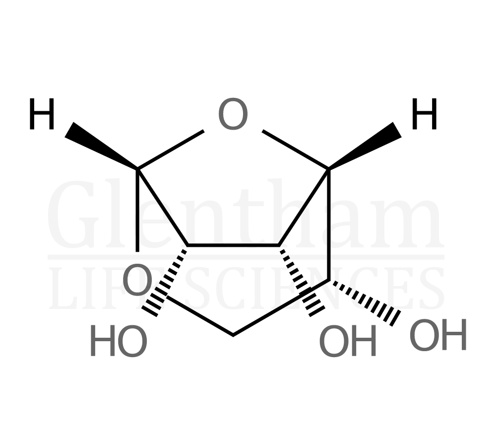 Structure for  1,6-Anhydro-β-D-mannofuranose  (31880-33-8)