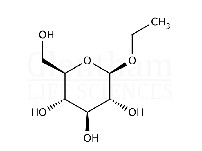 Ethyl D-glucopyranoside Structure