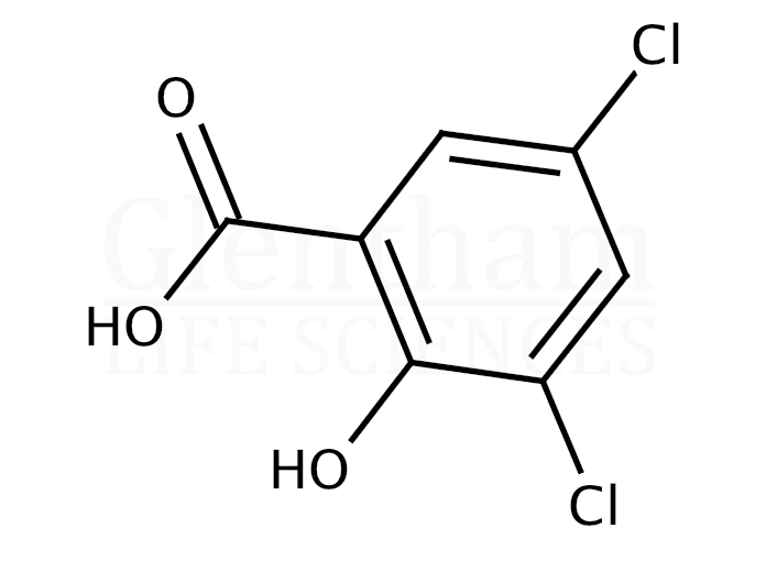 Structure for 3,5-Dichlorosalicylic acid