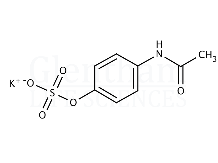 Paracetamol sulfate potassium salt Structure