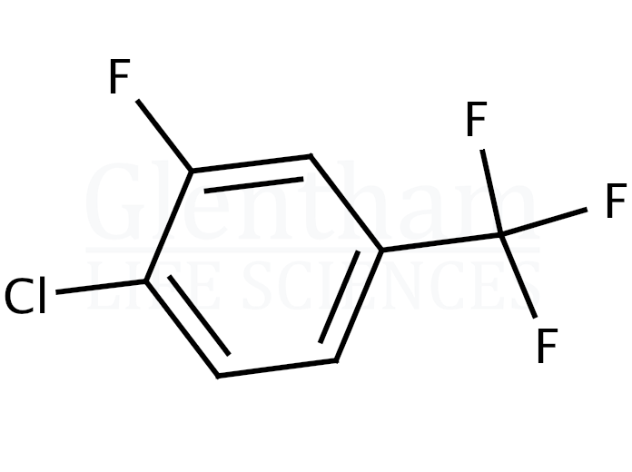 4-Chloro-3-fluorobenzotrifluoride Structure