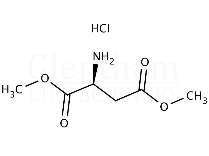 L-Aspartic acid dimethyl ester hydrochloride   Structure