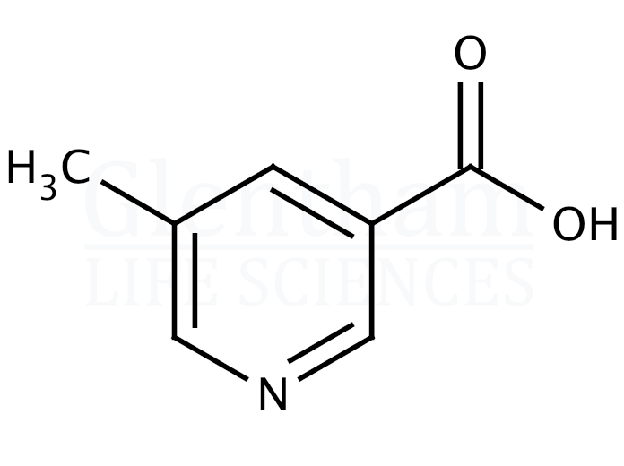 Structure for 5-Methylnicotinic acid (3222-49-9)