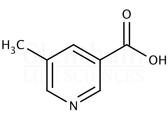 Structure for  5-Methylnicotinic acid  (3222-49-9)