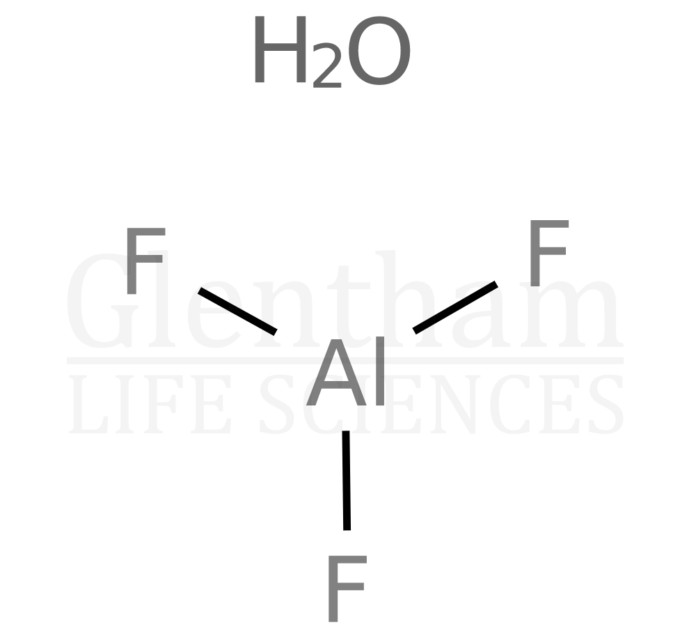 Aluminium fluoride hydrate, 99.99% Structure