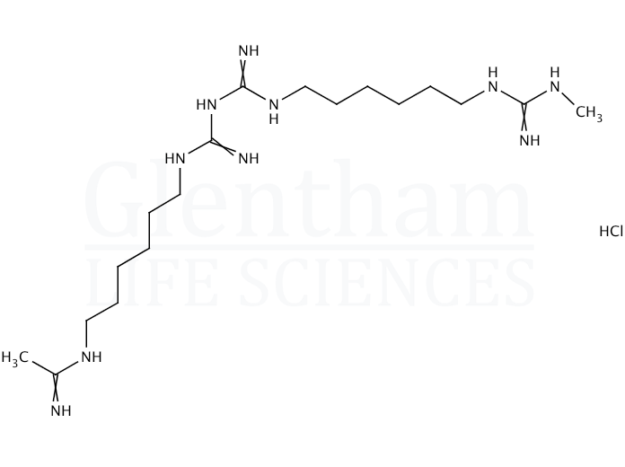 Poly(hexamethylenebiguanide) hydrochloride Structure