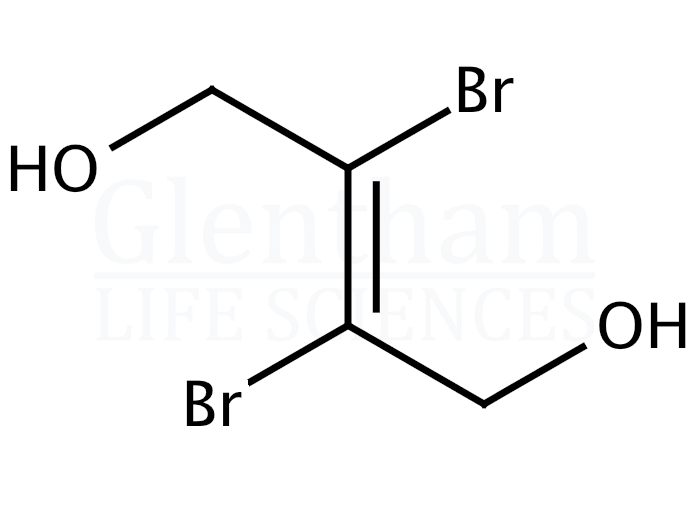 trans-2,3-Dibromo-2-buten-1,4-diol Structure