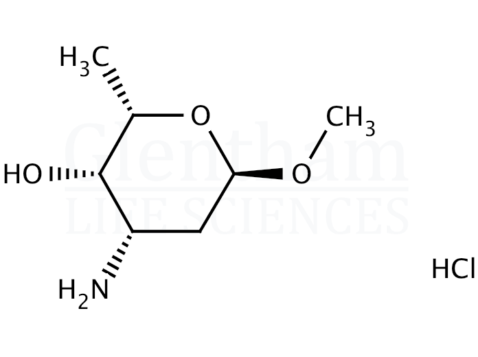Methyl L-daunosamine hydrochloride Structure