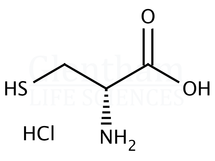 D-Cysteine hydrochloride monohydrate Structure