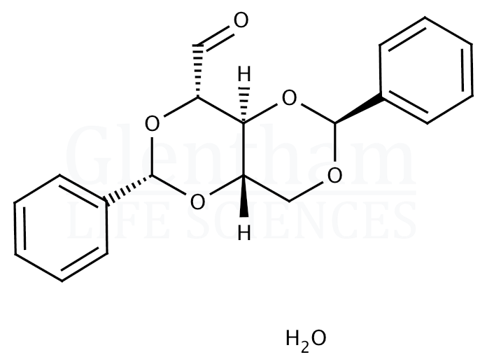 Strcuture for 2,4:3,5-Di-O-benzylidene-aldehydo-D-ribose hydrate