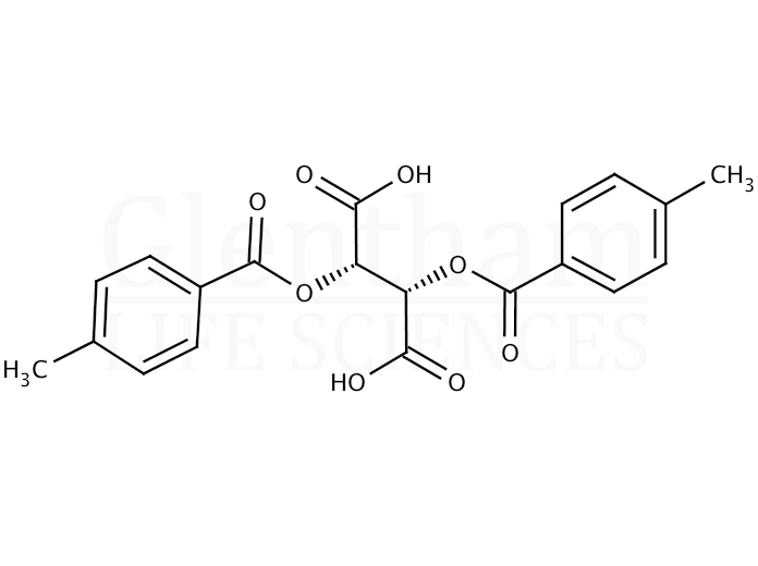 Structure for Di-p-toluoyl-D-tartaric acid