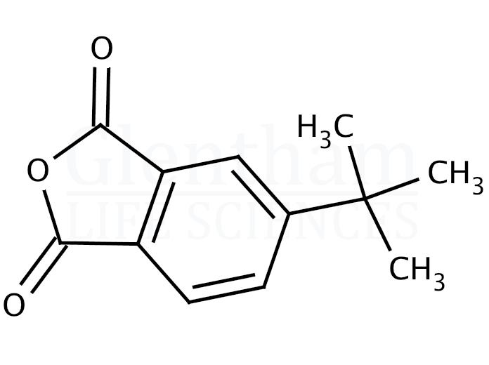 Structure for  4-tert-Butylphthalic anhydride  (32703-79-0)