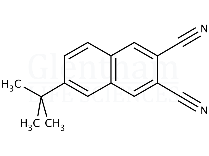 Large structure for  6-tert-Butyl-2,3-naphthalenedicarbonitrile  (32703-82-5)