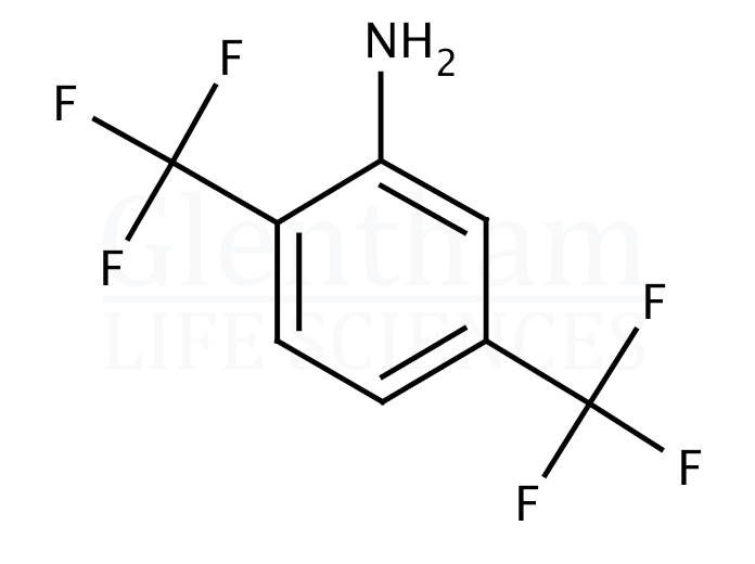 2,5-Bis-trifluoromethylaniline Structure