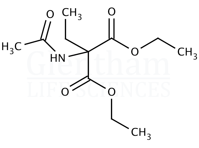 Diethyl 2-ethyl-2-acetamidomalonate Structure
