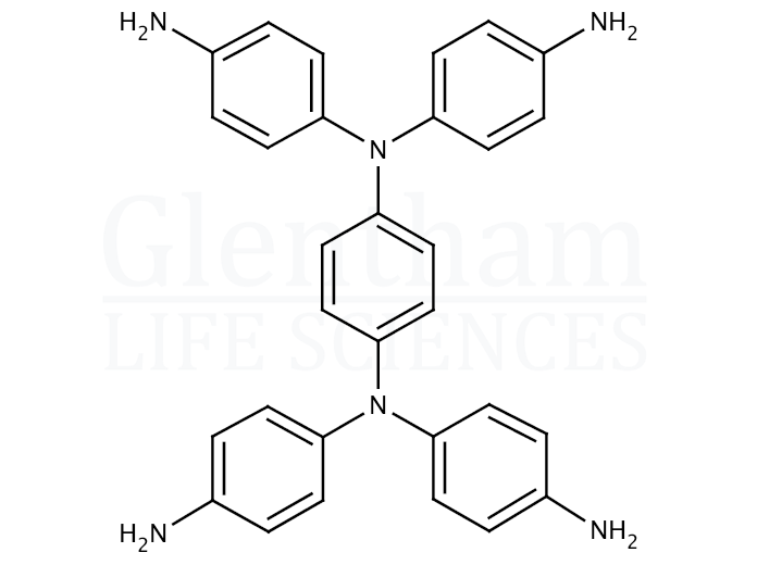 N,N,N'',N''-Tetrakis(4-aminophenyl)-1,4-phenylenediamine Structure