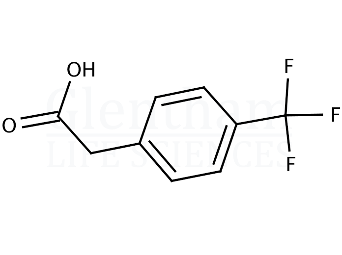 4-Trifluoromethylphenylacetic acid Structure