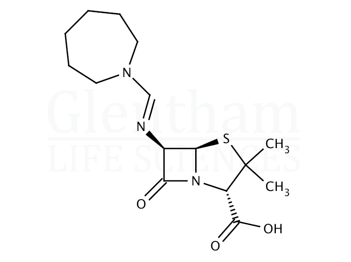 Structure for Mecillinam (32887-01-7)