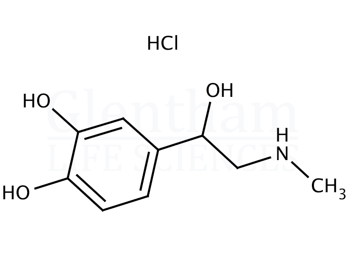 DL-Epinephrine hydrochloride Structure