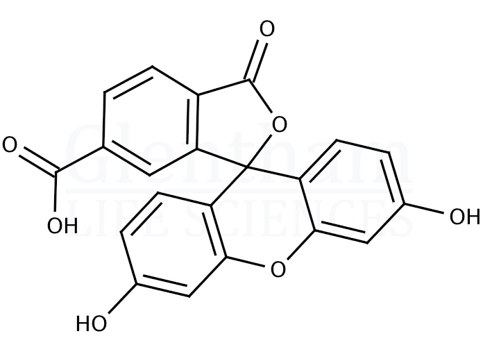 Structure for 6-Carboxyfluorescein