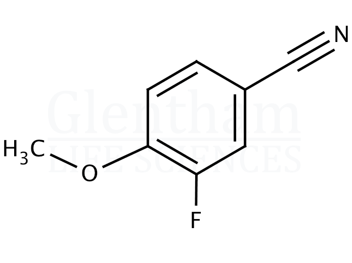 Structure for  3-Fluoro-4-methoxybenzonitrile  (331-62-4)
