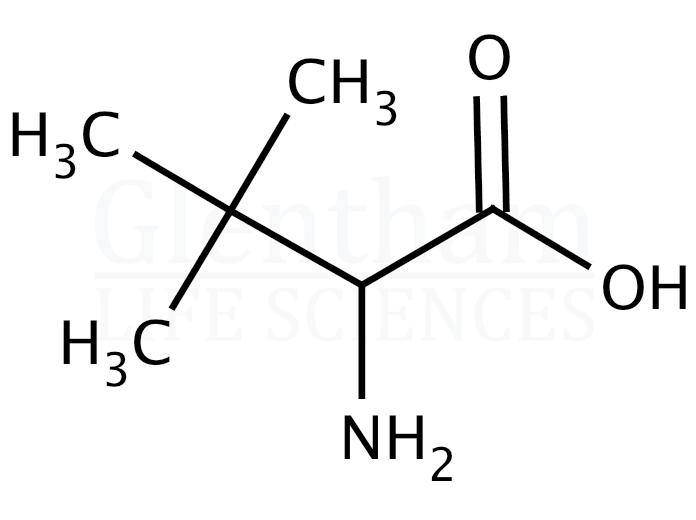 Structure for DL-tert-Leucine  (33105-81-6)