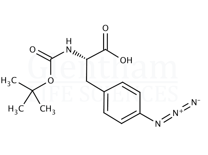 Structure for Boc-4-azido-Phe-OH    (33173-55-6)