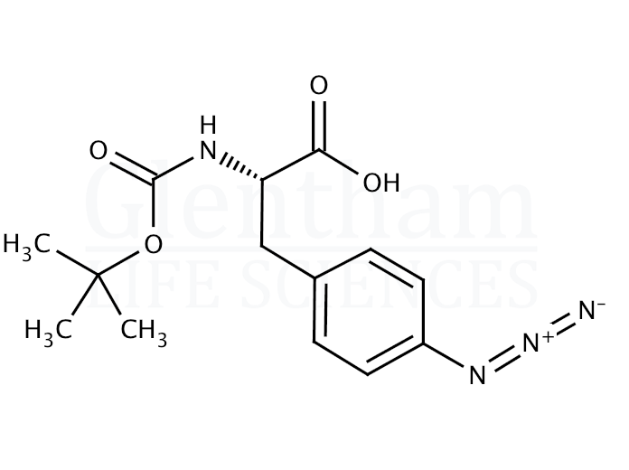 Boc-4-azido-Phe-OH Structure