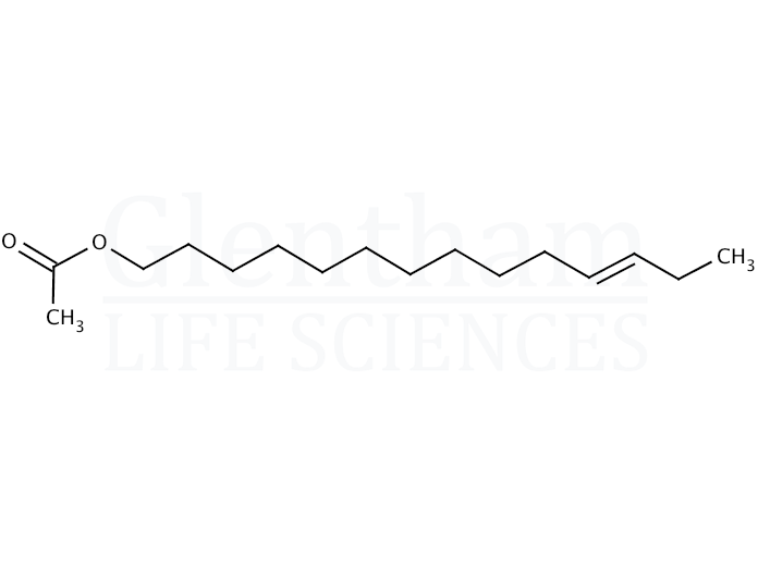 Structure for  trans-11-Tetradecenyl acetate   (33189-72-9)