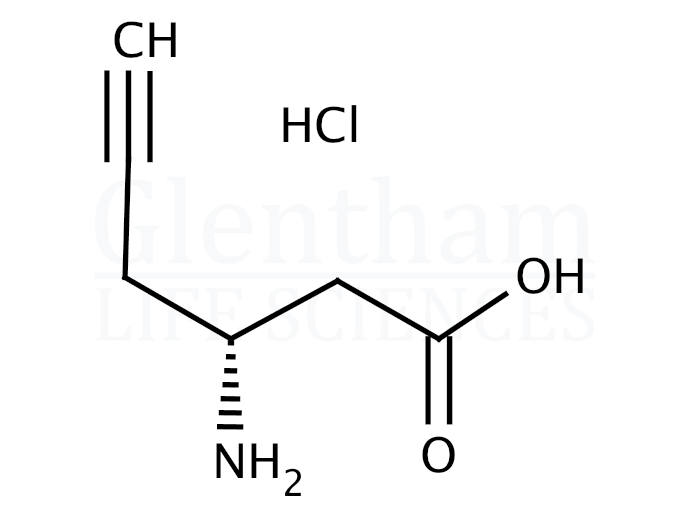 Structure for (R)-3-Amino-5-hexynoic acid hydrochloride 