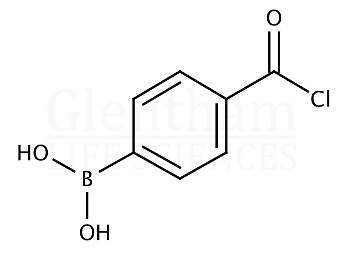 4-Chlorocarbonylphenylboronic acid Structure