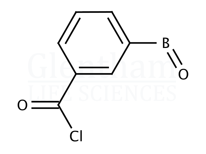 3-Chlorocarbonylphenylboronic anhydride Structure