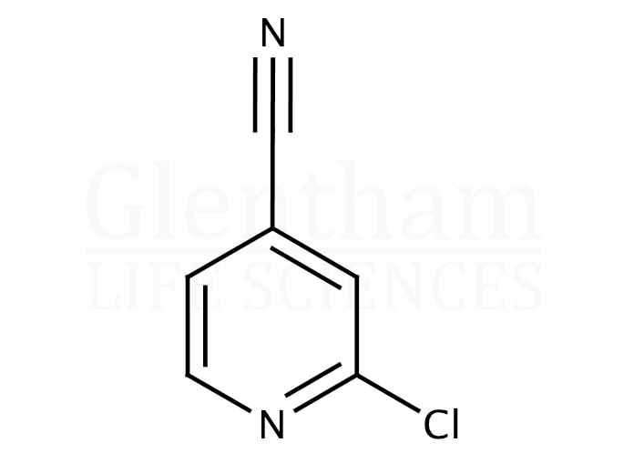 2-Chloro-4-cyanopyridine (2-Chloropyridine-4-carbonitrile) Structure