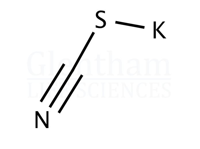 Potassium thiocyanate Structure