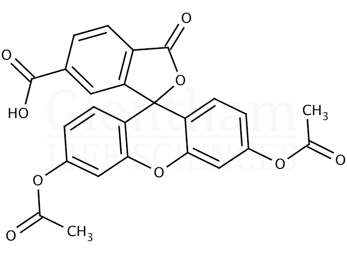 6-Carboxyfluorescein diacetate Structure