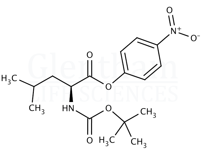 Structure for Boc-Leu-ONp (3350-19-4)